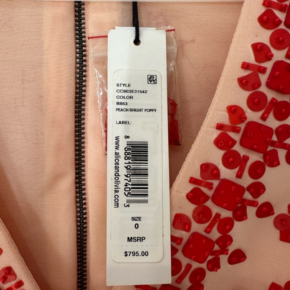 Alice + Olivia Rapunzel Beaded Mini Dress - Picture 4 of 4